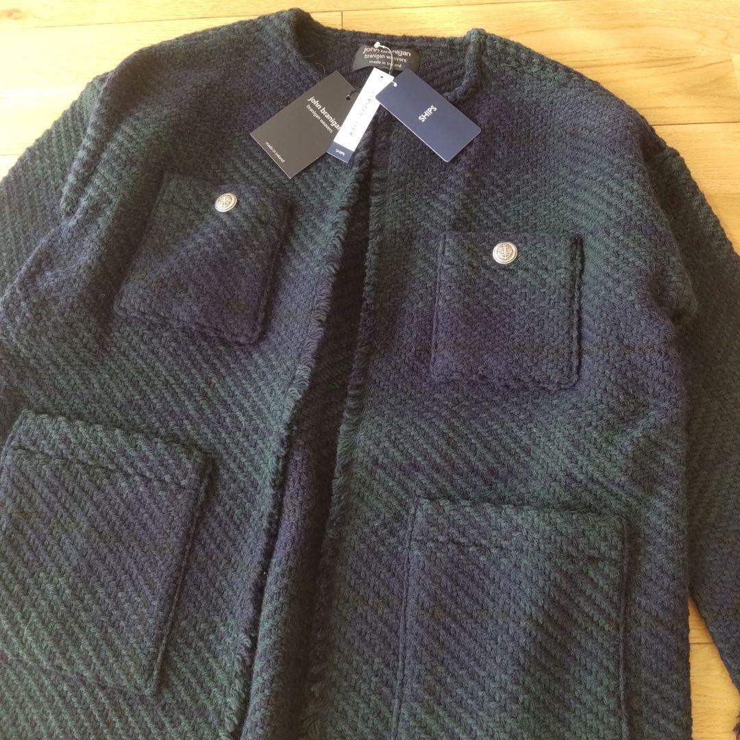 未使用　 john branigan　ships限定　フリンジニットジャケット