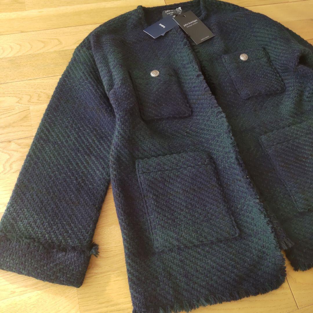 未使用　 john branigan　ships限定　フリンジニットジャケット