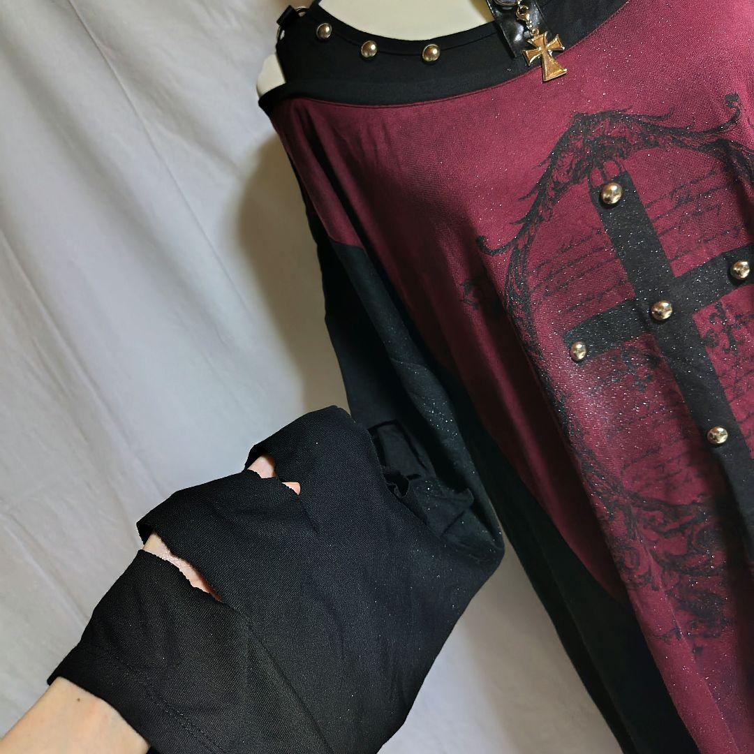 セックスポットリベンジ カスタム ラメ カットソー 長袖 y2k SEXPOT