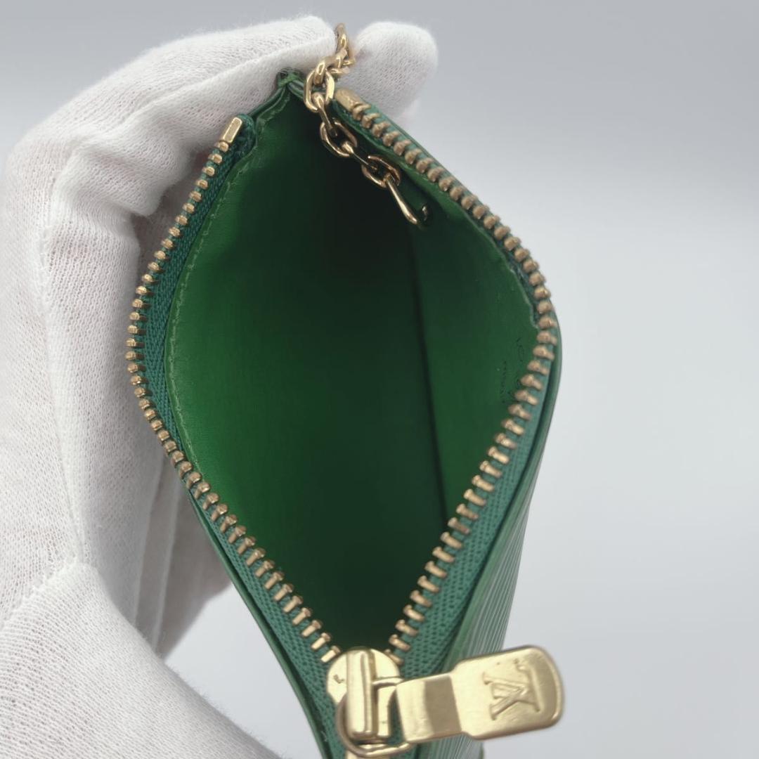 ルイヴィトン LOUIS VUITTON ポシェットクレ ボルネオグリーン