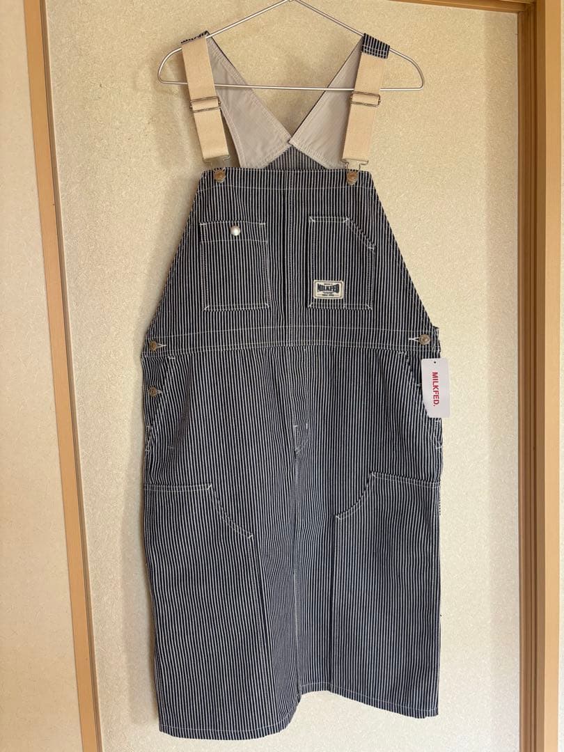 MILKFED ワークスタイルサロペットスカート　ワンピース