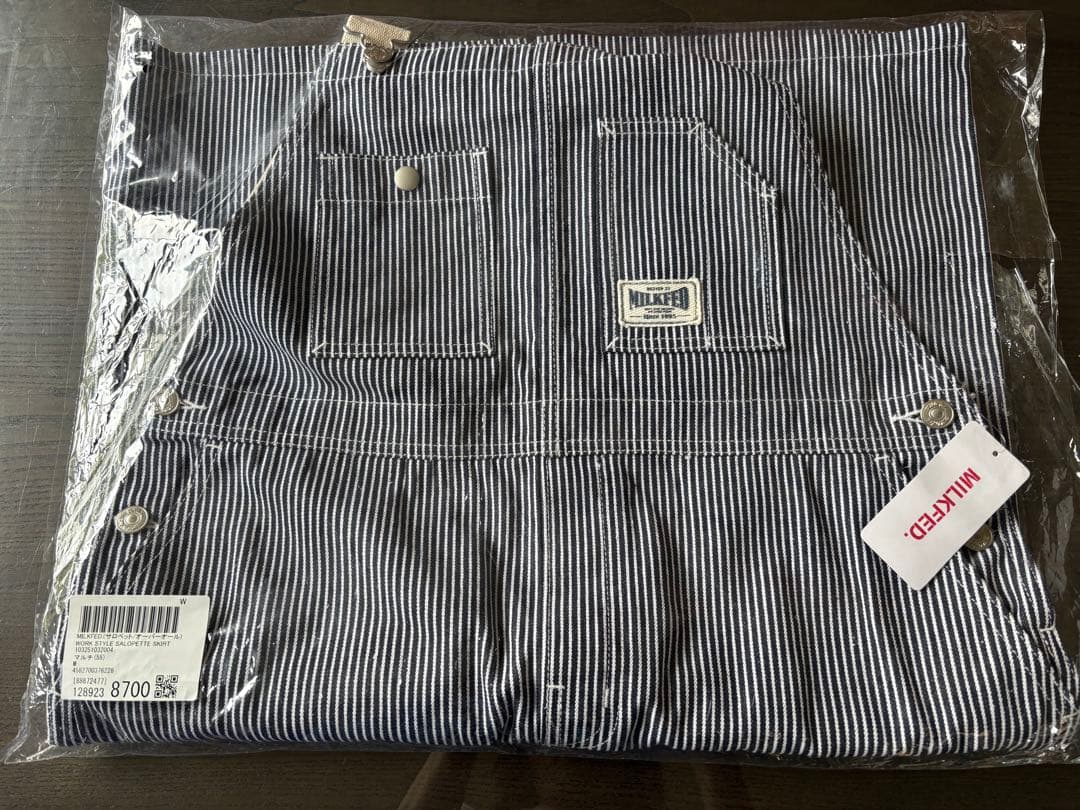 MILKFED ワークスタイルサロペットスカート　ワンピース