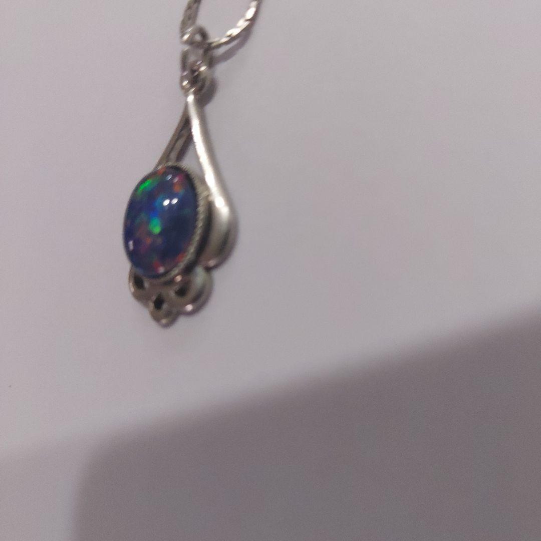 オパールペンダント P413 K18ゴールド 宝石保証書付き