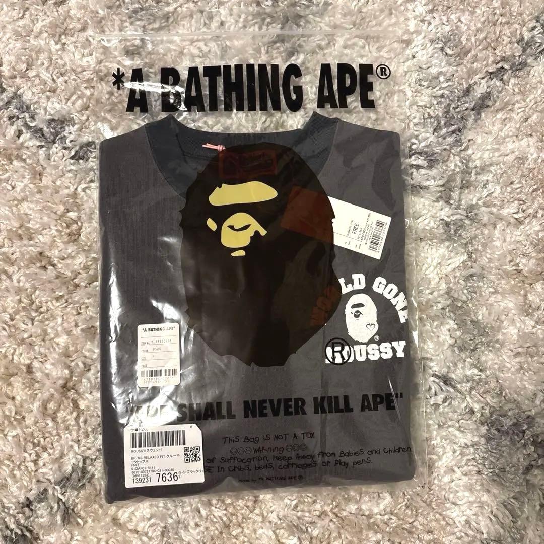 MOUSSY × A BATHING APE トレーナー