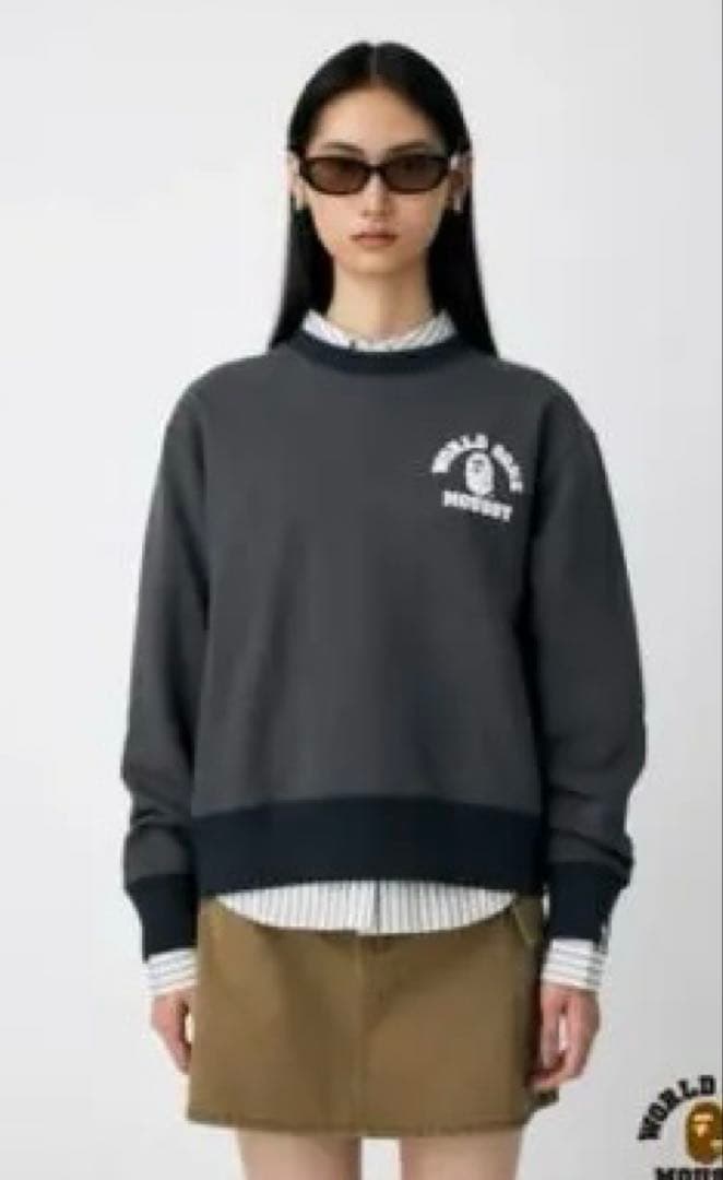 MOUSSY × A BATHING APE トレーナー