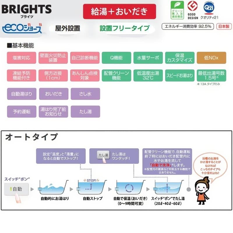 Paloma FH-E2422SAWL 都市ガス給湯器　リモコンセット 未開封