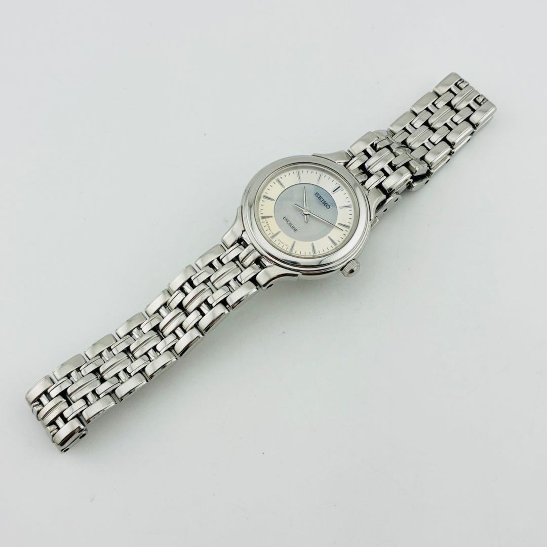 SEIKO　EXCELINE　腕時計　SOLAR　シェル　 エクセリーヌ