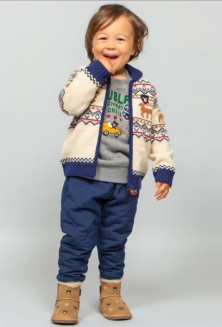 【新品】ダブルビー110センチ ニットジャケット