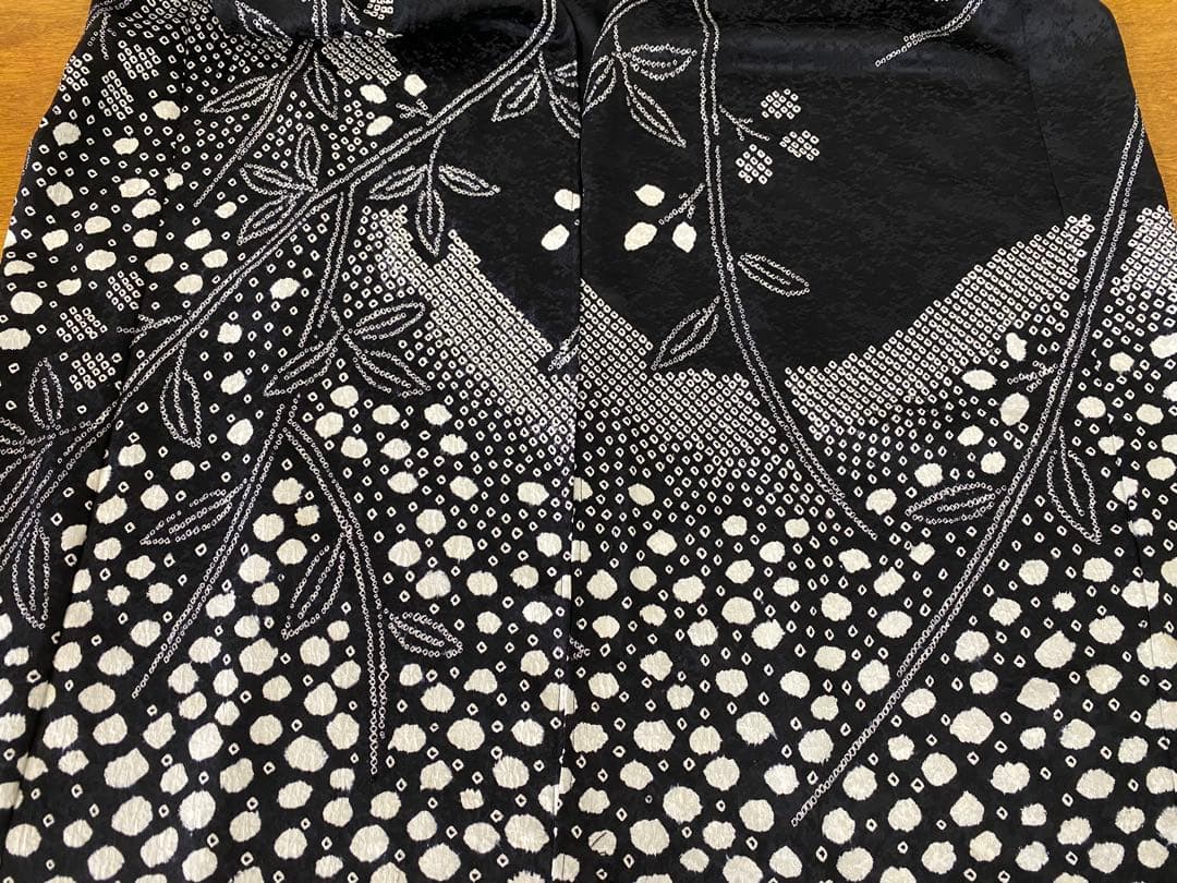 3257 着物　リメイク　羽織ワンピース型