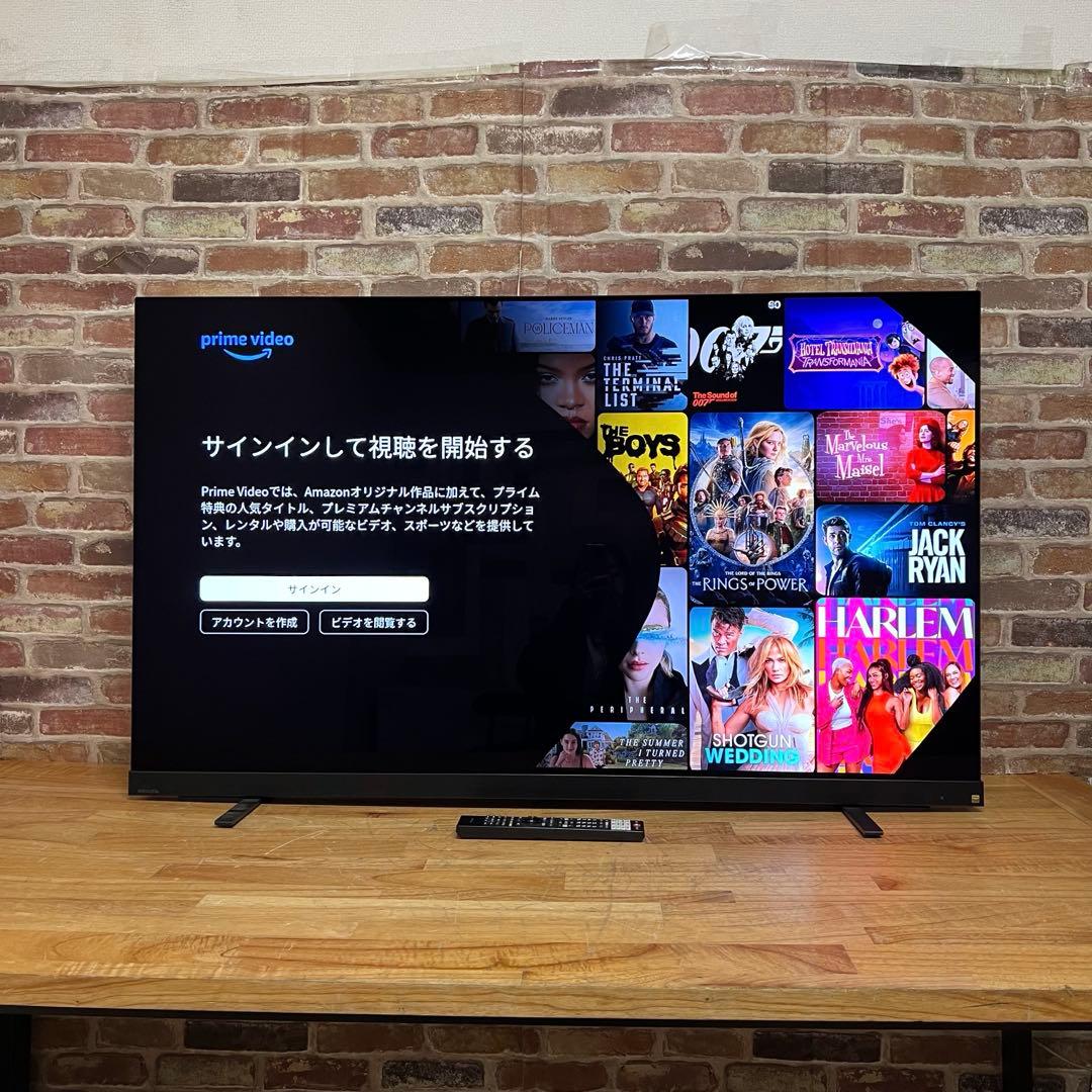 東芝 55V型 4K 有機ELテレビ REGZA 55X9900L タイムシフト
