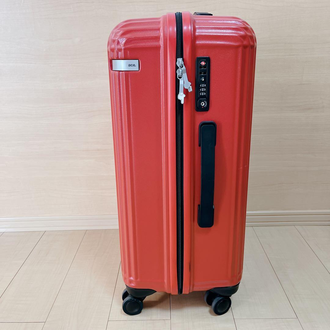 ACE×ミッキーマウス　キャリーケース 60L レッド　TSAダイヤルロック