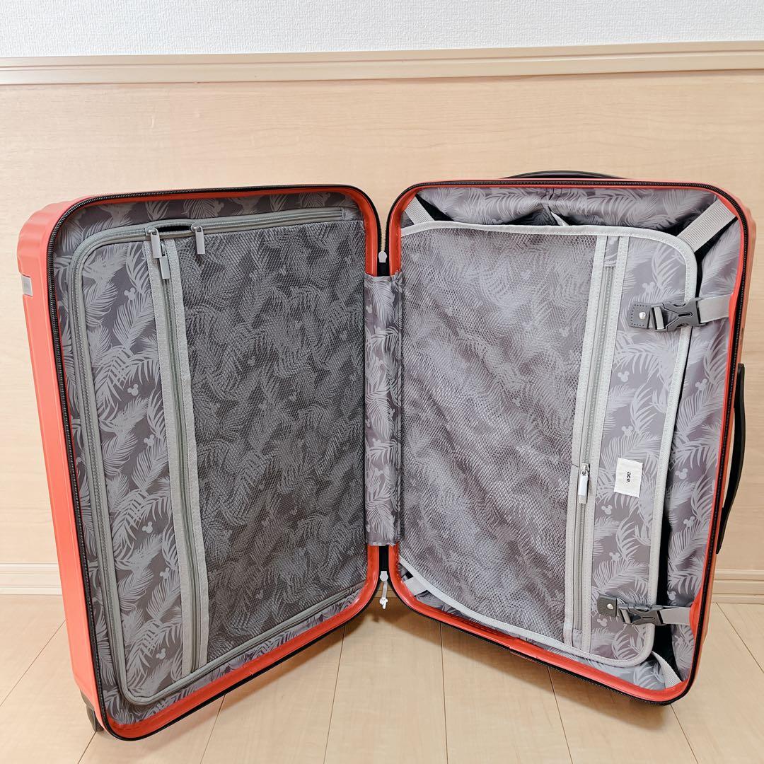 ACE×ミッキーマウス　キャリーケース 60L レッド　TSAダイヤルロック