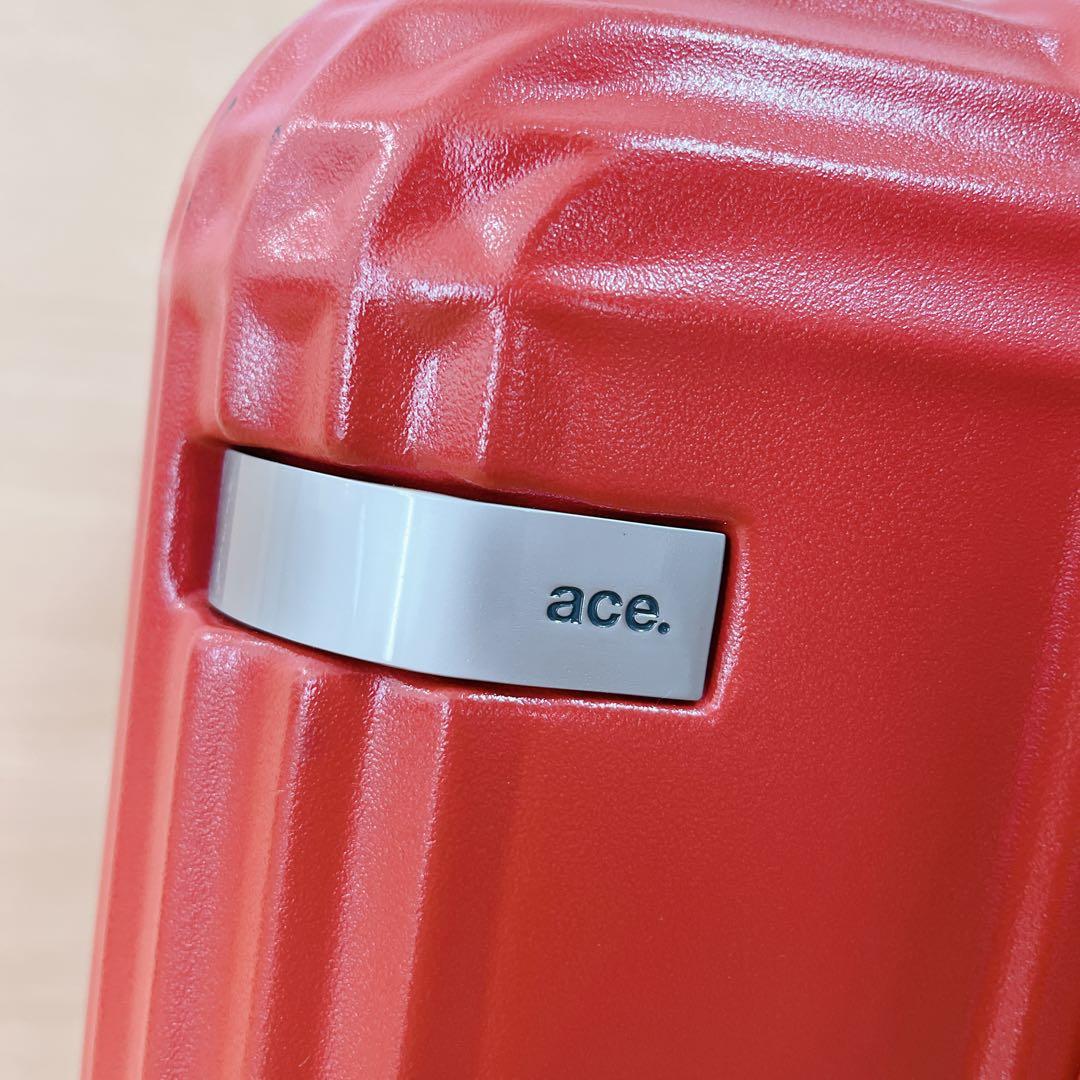 ACE×ミッキーマウス　キャリーケース 60L レッド　TSAダイヤルロック
