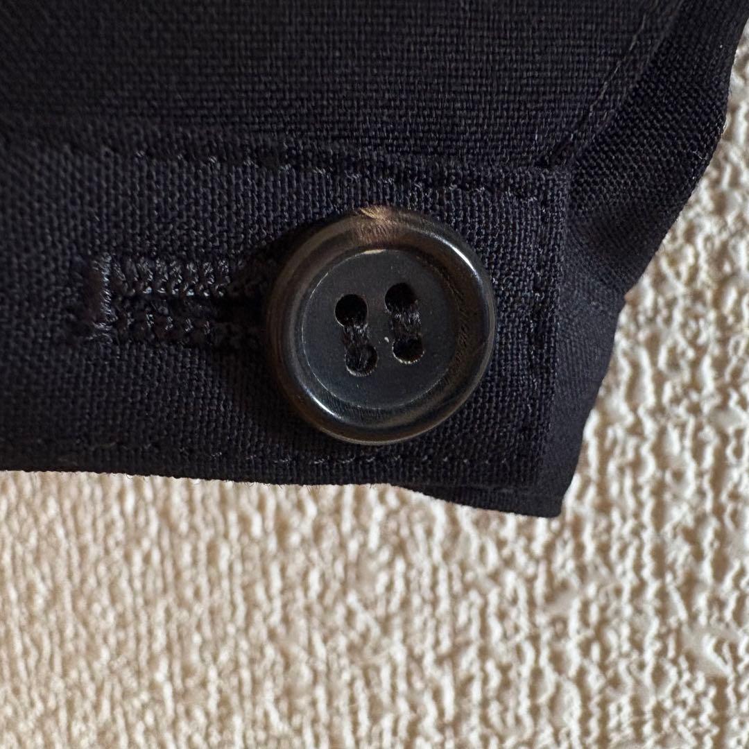 ✱コムデギャルソン 黒 ウールギャバ サルエルパンツ　XS ✱