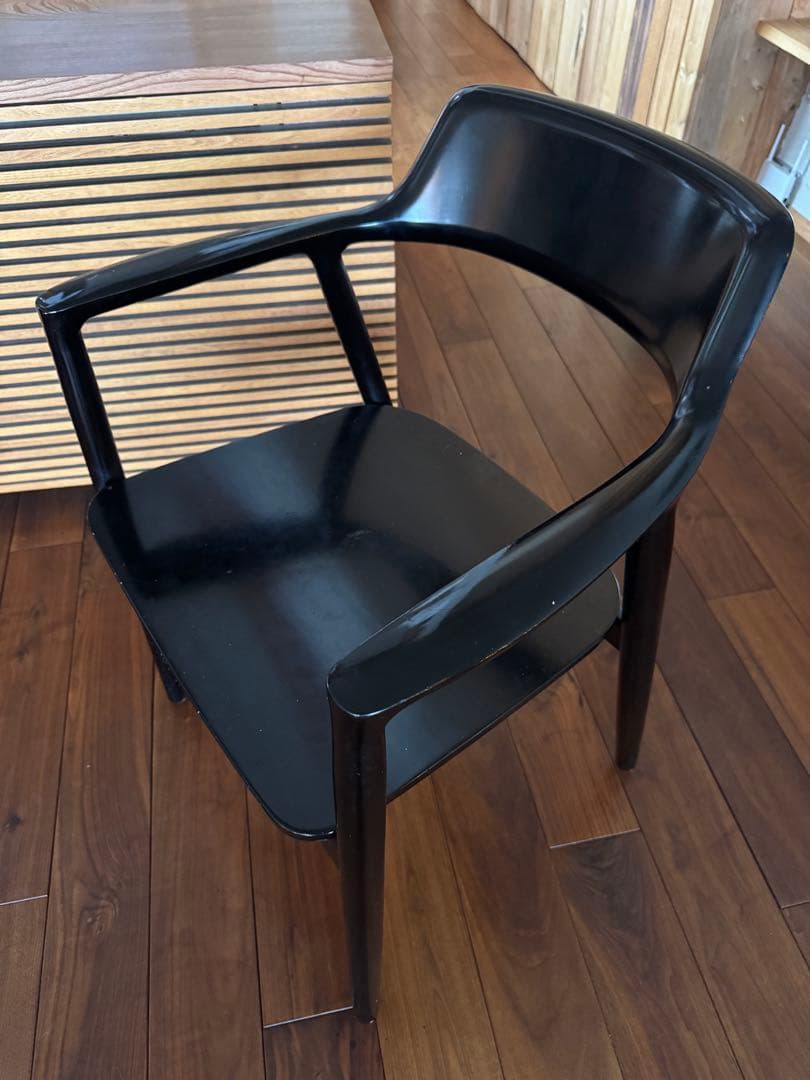 P*O様 HIROSHIMA （ヒロシマ）アームチェア（板座）ブラック