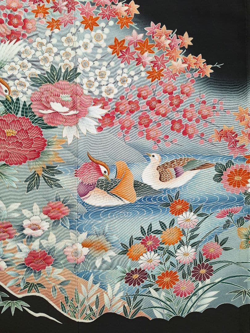 着物リメイクワンピース3627