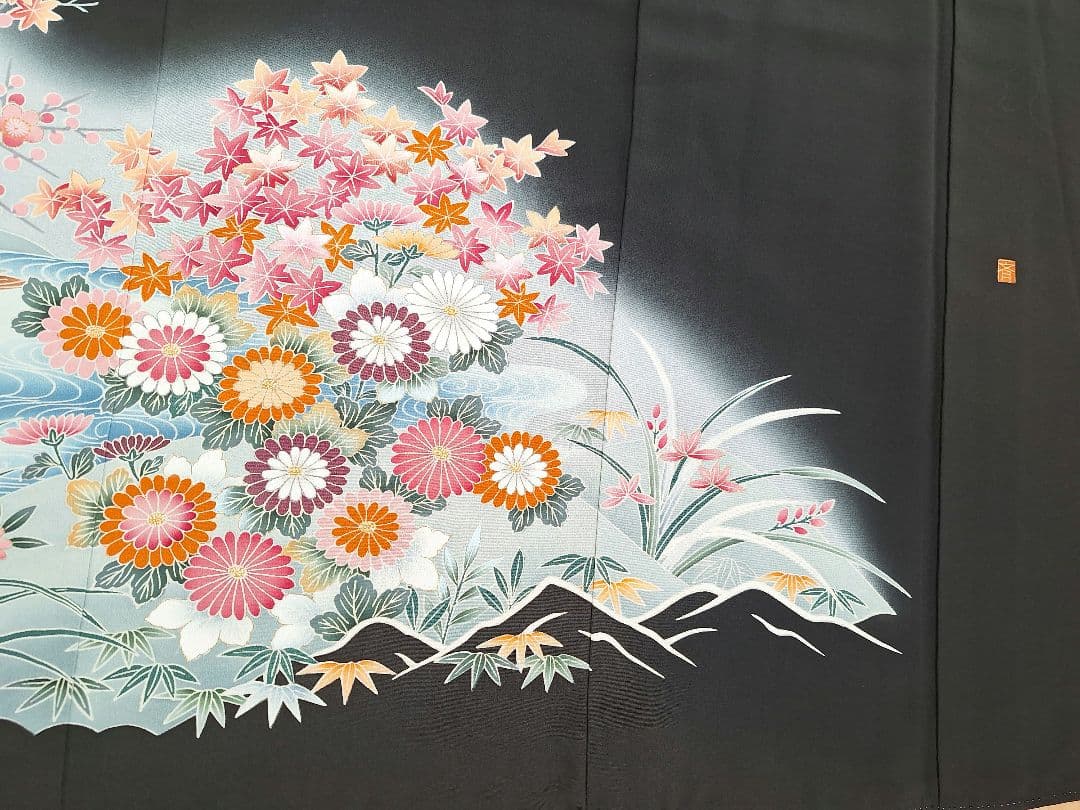 着物リメイクワンピース3627