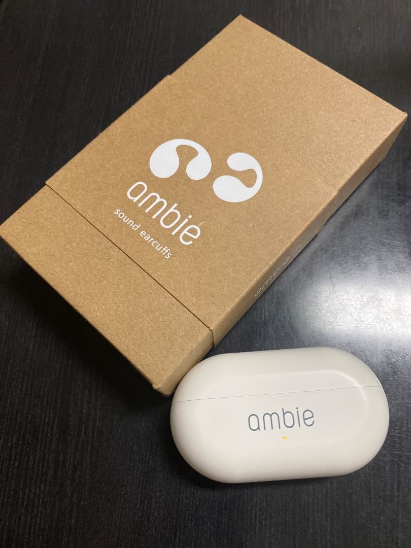 ambie ワイヤレスイヤホン ホワイト 本体