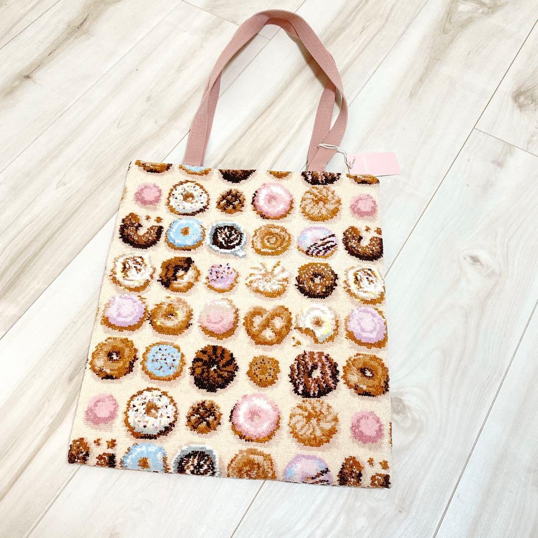 【新品】FEILER フェイラー モグモグドーナツ トートバッグ ベージュ