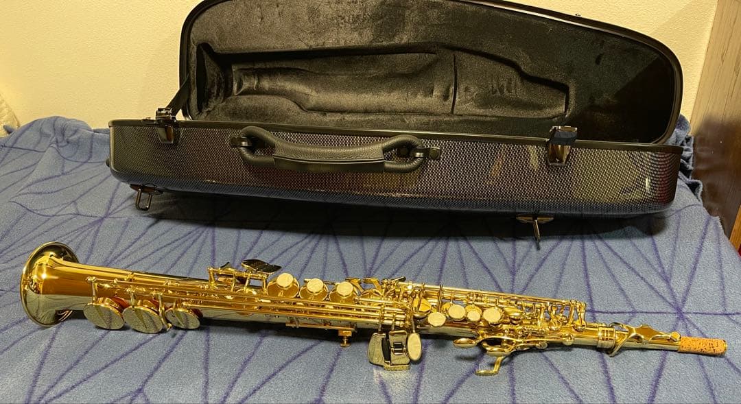 ソプラノサックス アルフレッドリュポ 状態良 フライトケース付