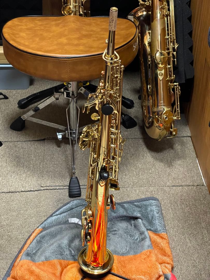 ソプラノサックス アルフレッドリュポ 状態良 フライトケース付