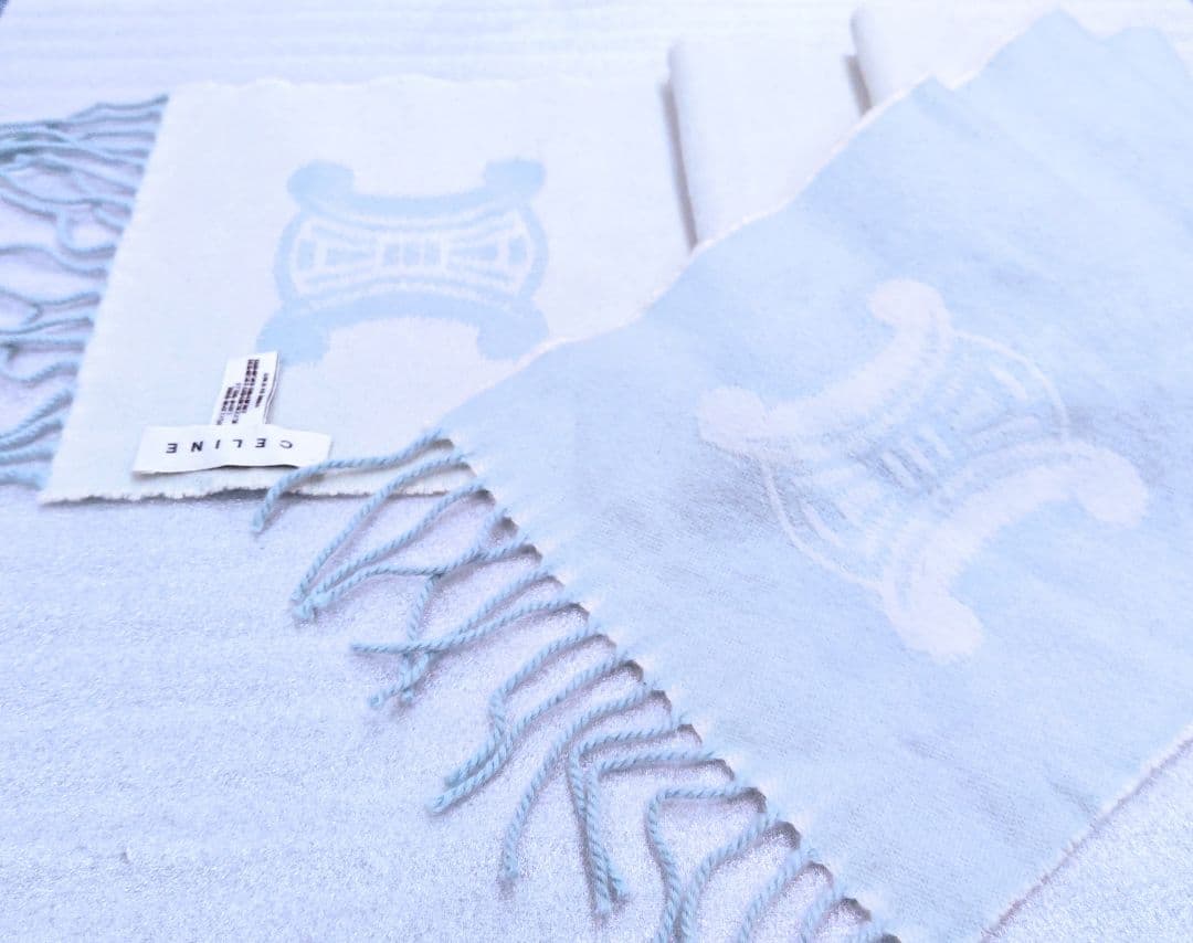 CELINE セリーヌ マフラー リバーシブル マカダム トリオンフ ロゴ