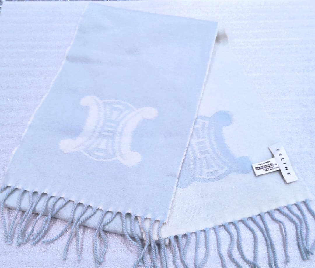 CELINE セリーヌ マフラー リバーシブル マカダム トリオンフ ロゴ