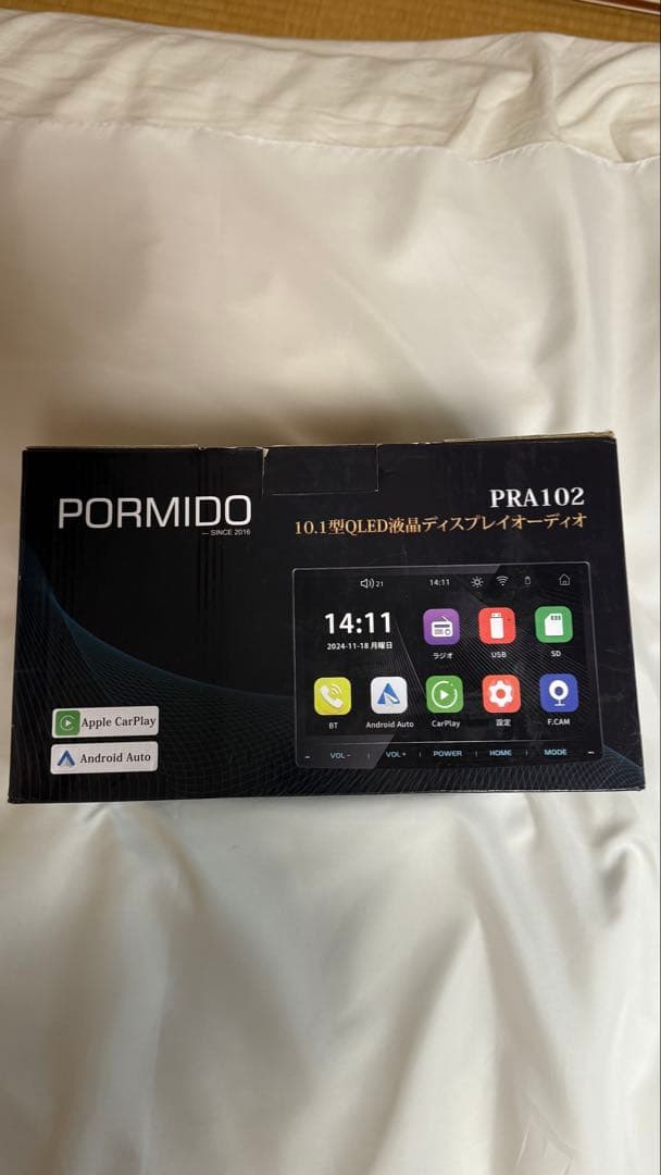 M*i様 PORMIDO PRA102 10.1インチ　ディスプレイカーオーディ