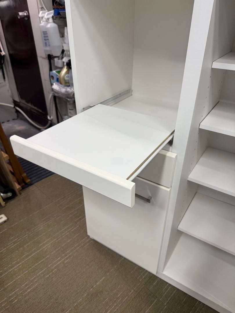 【美品】【メンテナンス済】ニトリ　ミドルレンジボード　レンジ台　キャビネット