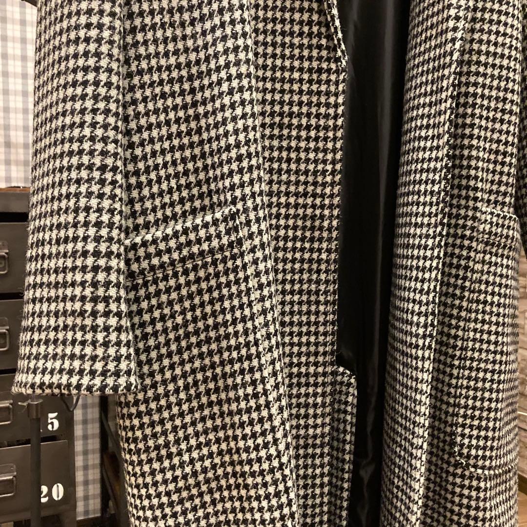 フランクリンアンドマーシャル　ハリスツイードオーバーコート　男女兼用ユニセックス