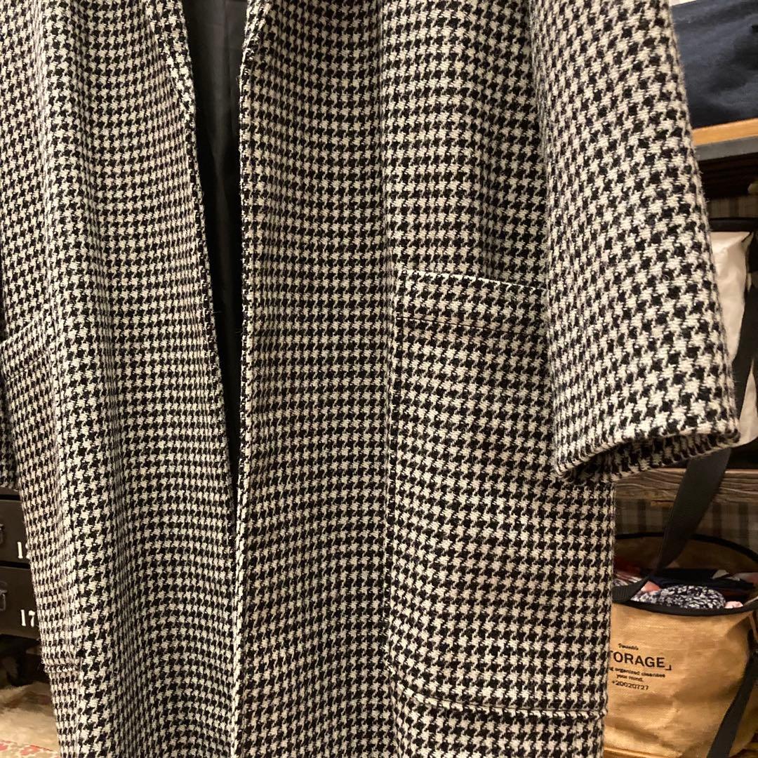 フランクリンアンドマーシャル　ハリスツイードオーバーコート　男女兼用ユニセックス