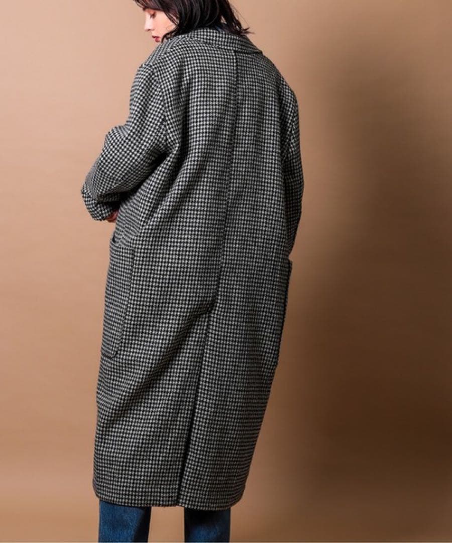 フランクリンアンドマーシャル　ハリスツイードオーバーコート　男女兼用ユニセックス