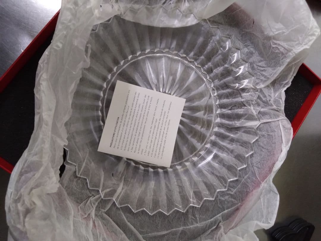 未使用 Baccarat バカラ ミルニュイ プレート 21㌢ 皿 食器