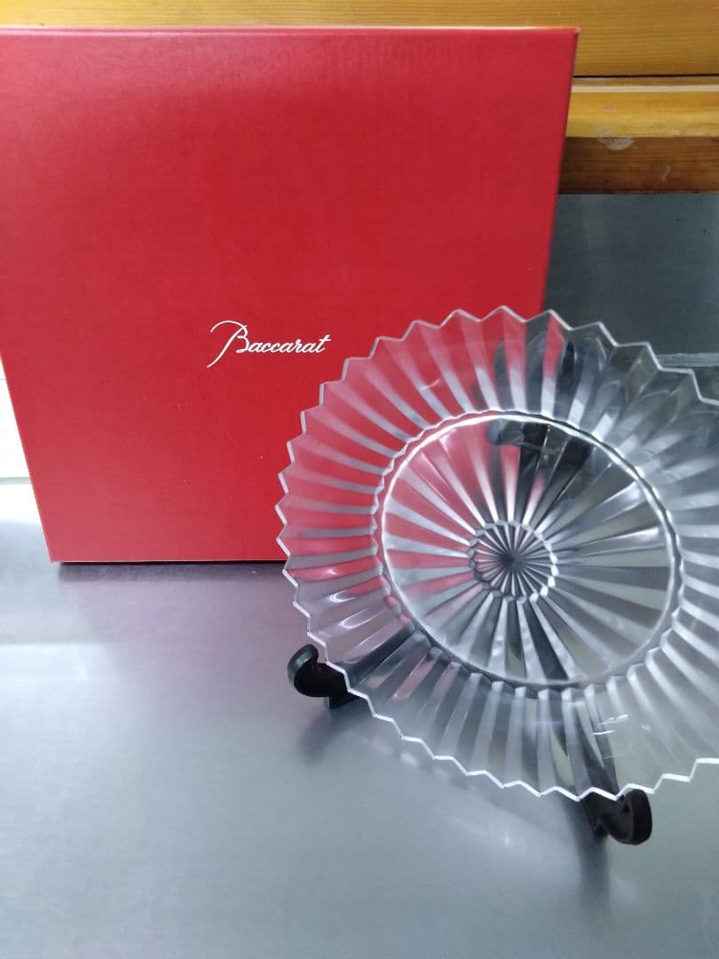 未使用 Baccarat バカラ ミルニュイ プレート 21㌢ 皿 食器