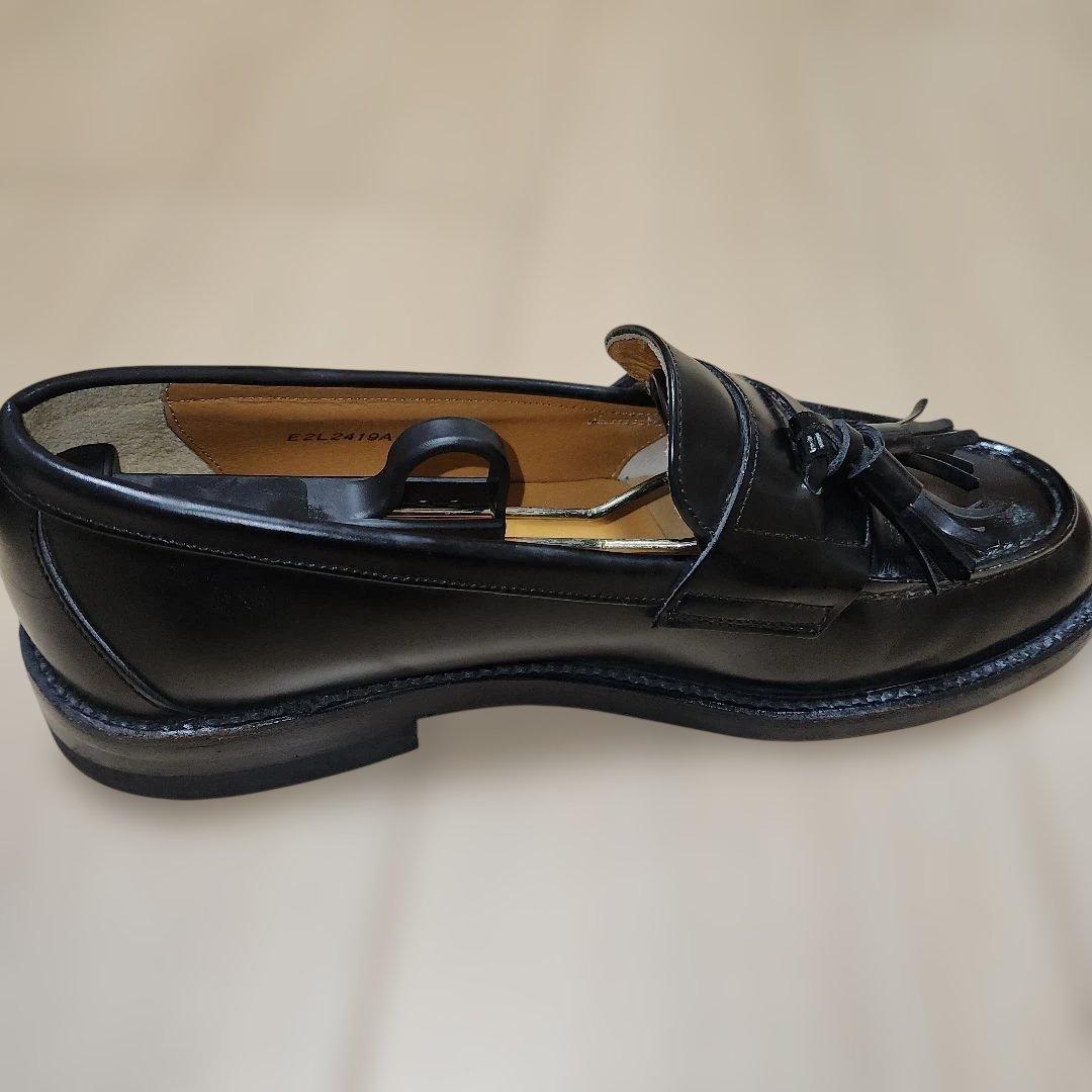 リーガル REGAL タッセルローファー Uチップ ブラック J641 25cm