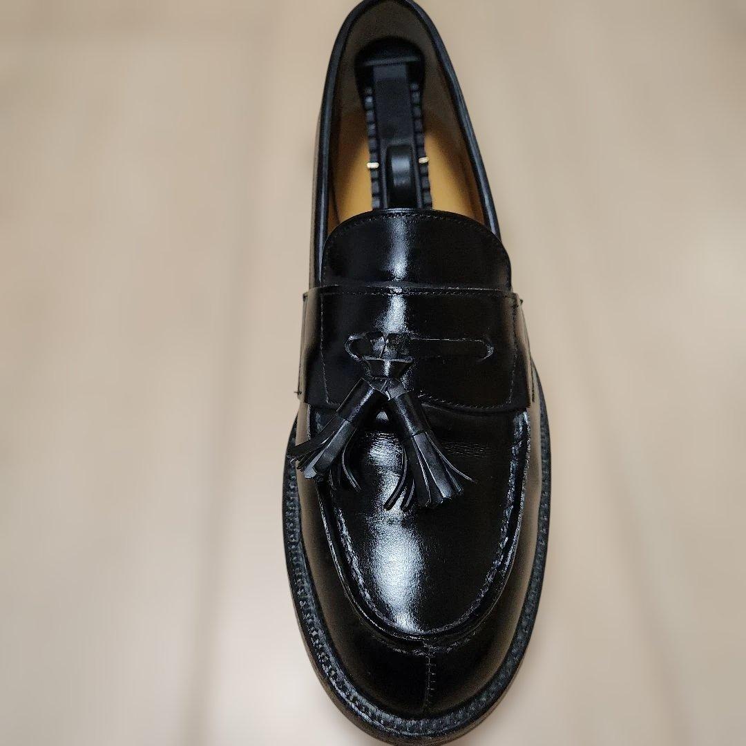 リーガル REGAL タッセルローファー Uチップ ブラック J641 25cm