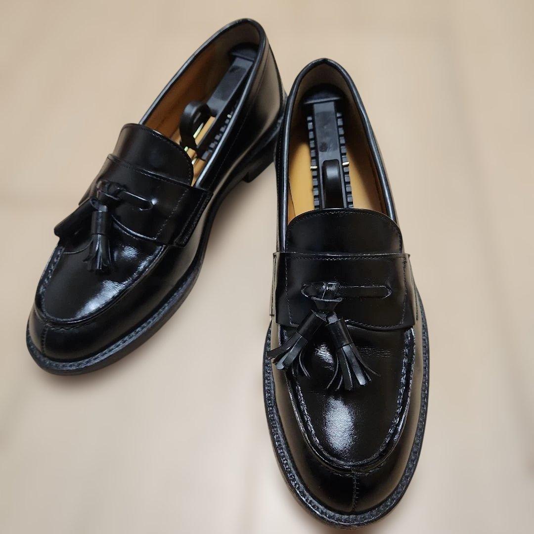 リーガル REGAL タッセルローファー Uチップ ブラック J641 25cm