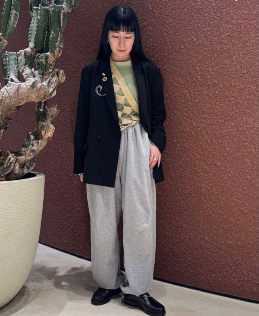 無*様 ＜6(ROKU)＞ジョーゼット ダブルブレスト ジャケット