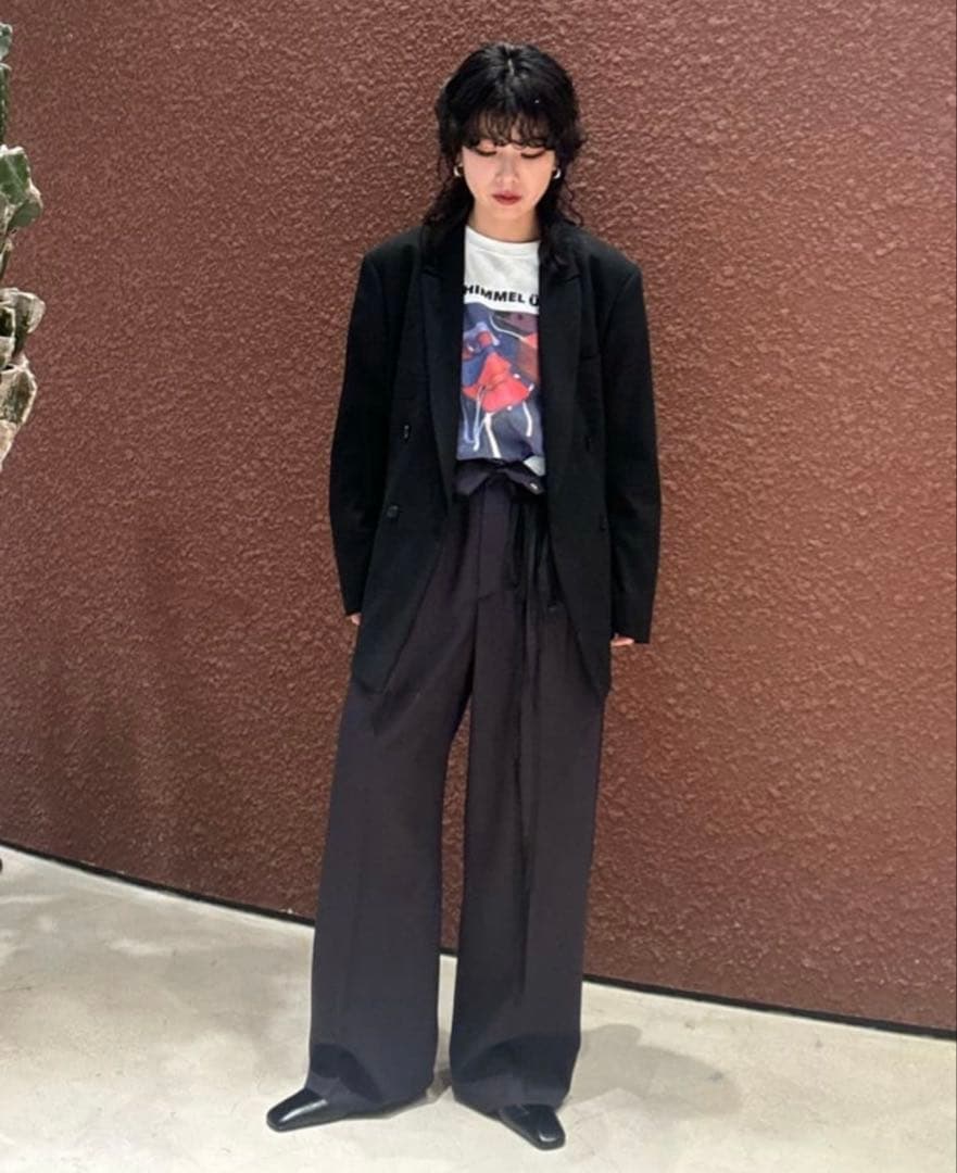 無*様 ＜6(ROKU)＞ジョーゼット ダブルブレスト ジャケット