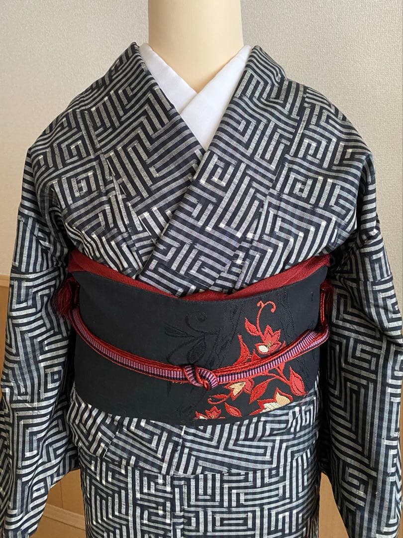 M*I様 大島紬　秋名バラ