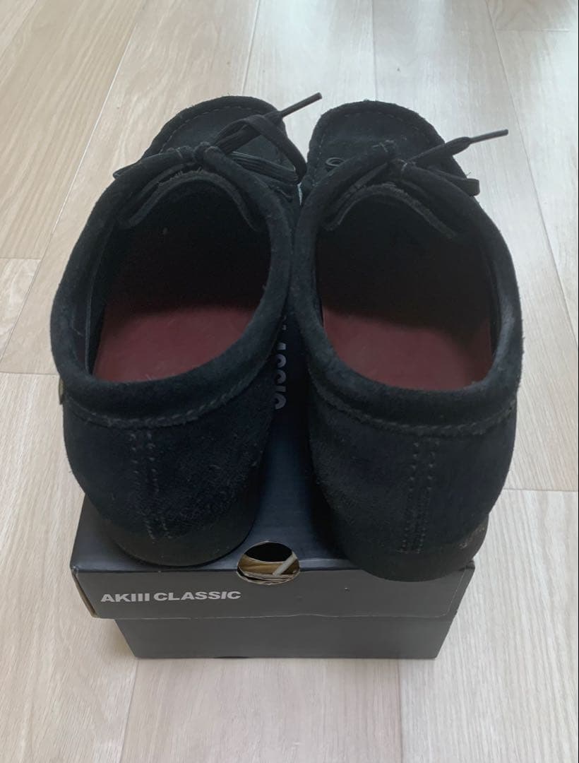 靴 Clarks wallabee GORE-TEX Black