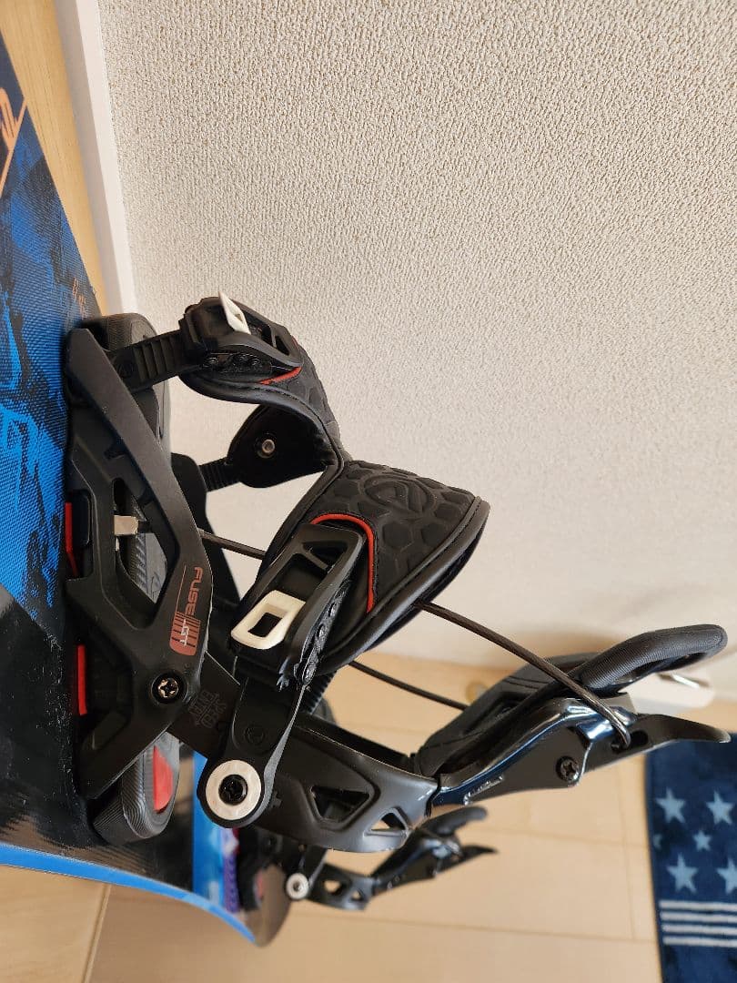 153cm スノーボード バインディング付き