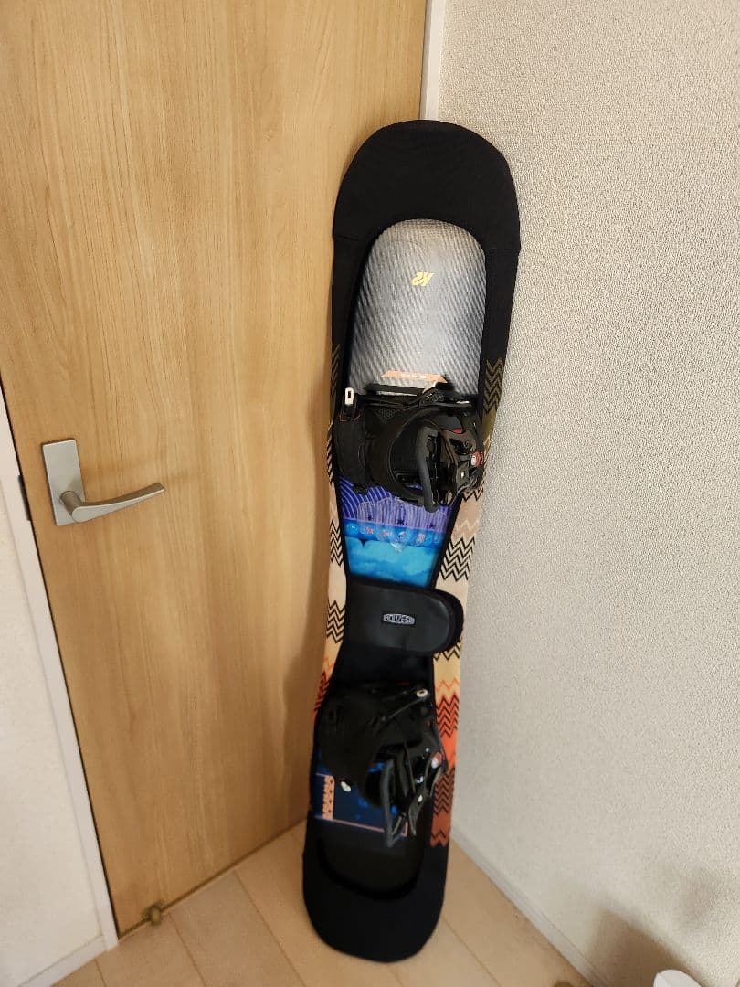 153cm スノーボード バインディング付き
