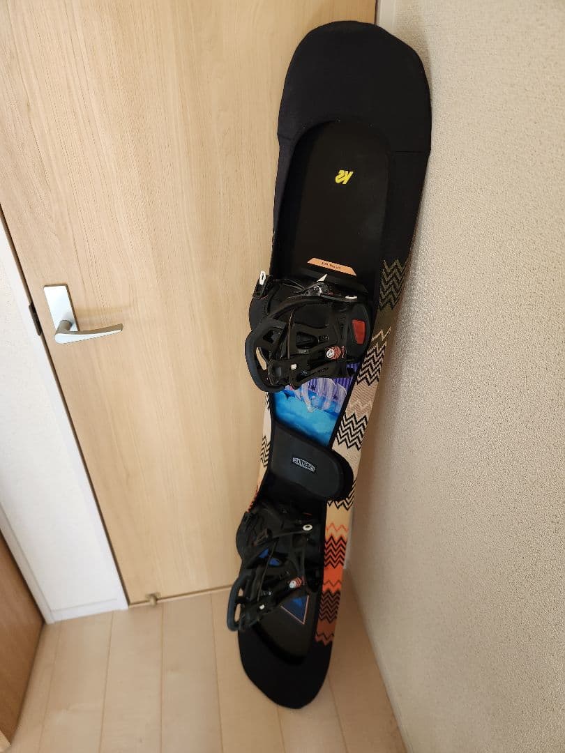 153cm スノーボード バインディング付き