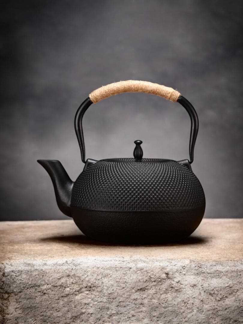 南部鉄器 鉄瓶 1800ml茶こし付き 鋳鉄ケトル直火IH対応鉄分補給新品未使用