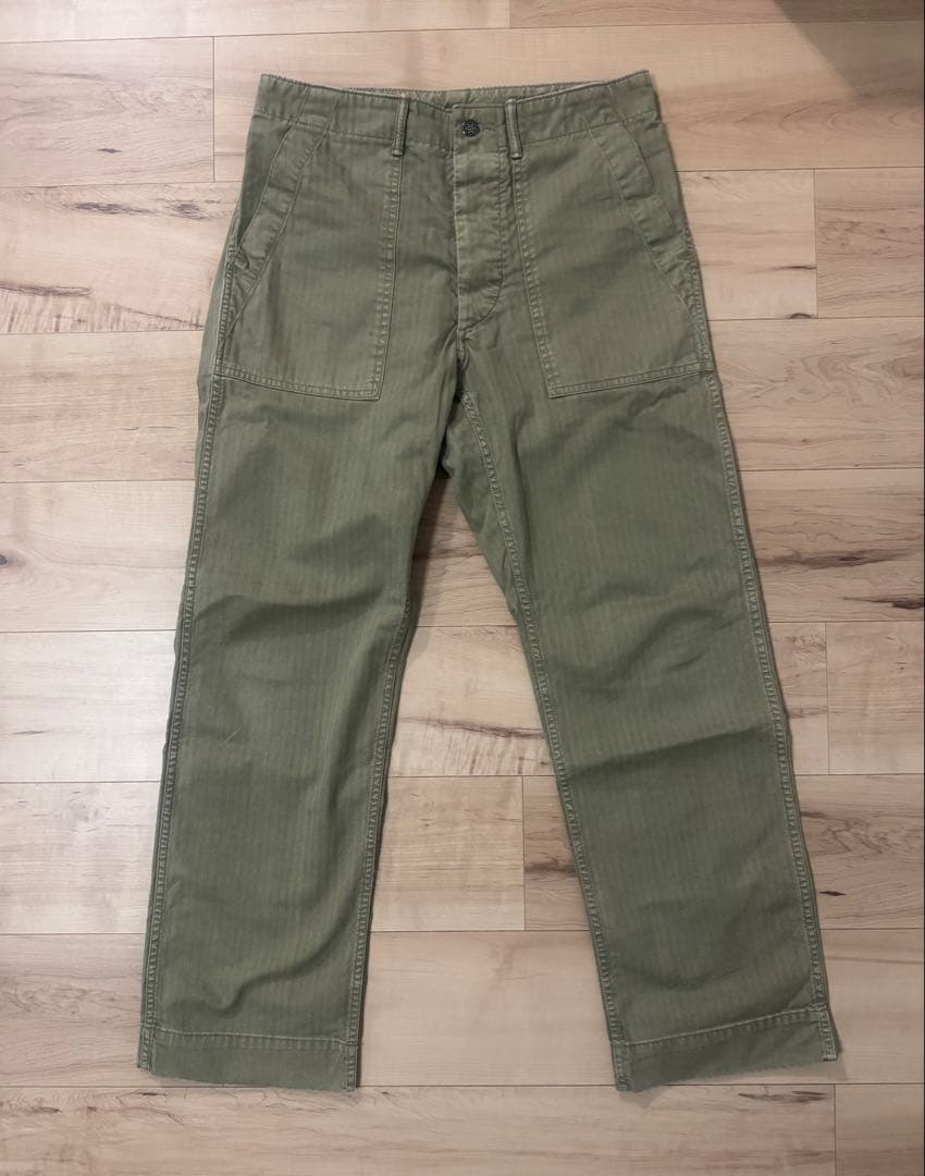 DoubleRL コットンヘリンボーンパンツ