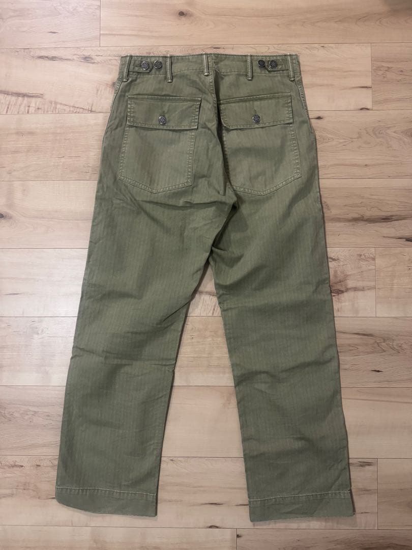 DoubleRL コットンヘリンボーンパンツ