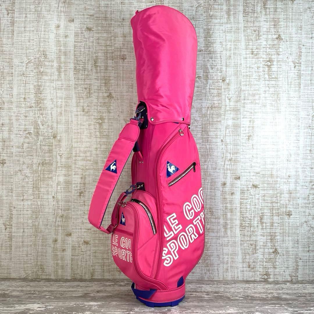 le coq sportif GOLF レディースキャディバッグ　ピンク　超軽量