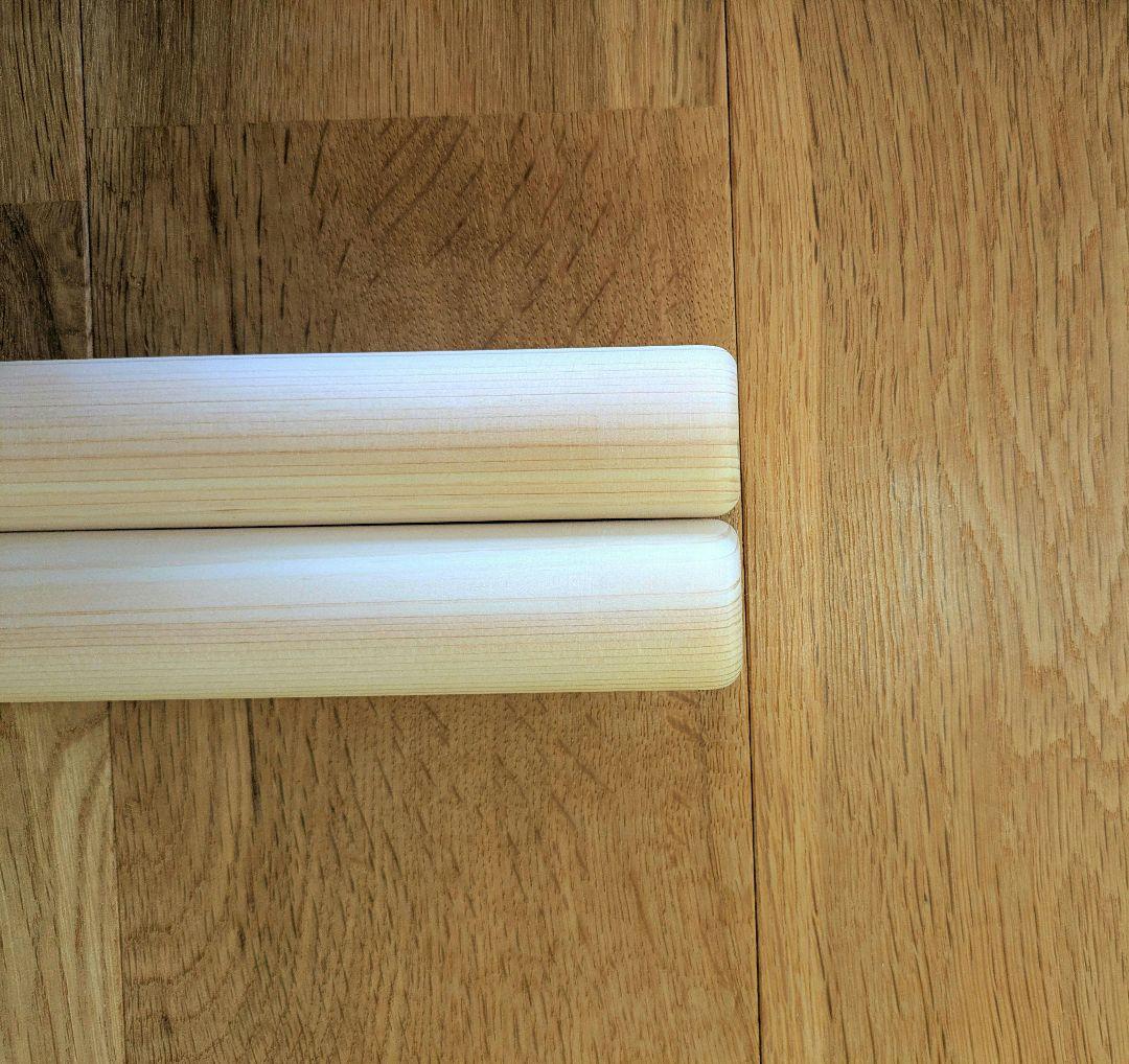 軽くて使いやすいグラインダーマンのヒノキバチ新品 和太鼓バチ 10組(20本)