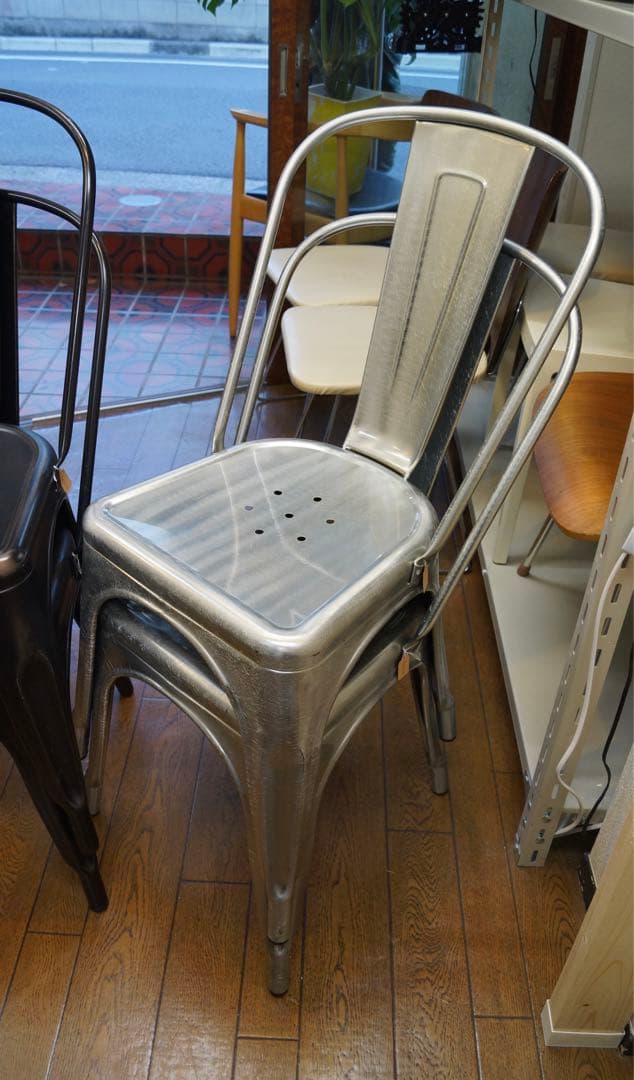 【2脚セット】ADAL Aチェア リプロダクト シルバー